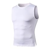 CICI FIVE Sport-Kompressions-Tanktop für Herren, Laufen, Workout,...