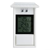 Wasserdichtes digitales Gartenthermometer, Max Min Temperaturanzeige,...