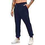 Schwarz Jogginghose Herren Baumwolle Baggy Sweatpants Y2k Breite Hose...