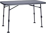 BERGER Molveno Campingtisch - Klapptisch Höhenverstellbar 115 x 70 cm Alu...