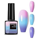 Farbwechsel UV Gel Nagellack - 7.5ml Temperatur Soak Off UV LED Nail Art...