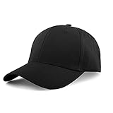 KELOYI Basecap Herren Sommer Basecap Damen Schwarz Adjustable Baumwolle...