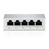 Zyxel 5-Port Gigabit Unmanaged Ethernet Switch, Ethernet Splitter, Tisch-...