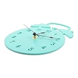 BESPORTBLE Holz Wanduhr für Kinderzimmer im Skandinavischen Stil...