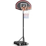 YOLEO Basketballkorb Outdoor für Kinder, 110–210cm Höhenverstellbar,...