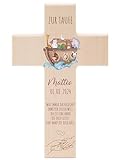 wunderwunsch® - Personalisiertes Taufkreuz mit hochwertigem Spezial-Druck...