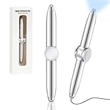 AUAUY 2 Stück Metall Spinning Pen, Fidget Spinner Pen mit LED-Licht,...