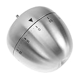 BRIGHTFUFU Mechanischer Eier Timer aus Metall Minuten Tragbare Küchenuhr...