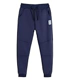 YOUNGSOUL Jungen Sporthose Gefütterte Jogginghose Kinder Sweathose Thermo...