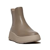 Fitflop Damen F-Mode Leather Flatform Chelsea Boots Stiefel, Minky Grey, 39...