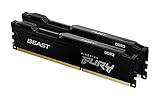 Kingston FURY Beast Schwarz 16GB (2x8GB) 1866MHz DDR3 CL10 Desktop Speicher...