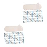 TOGEVAL 2 Sätze Cracked Skin Care Tape Hochklebendes Wasserdichtes Fuß...