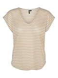 VMGATJA S/S V-Neck T-Shirt JRS BTQ