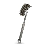 BABOSSA 3-in-1 Grillbürste Edelstahl – Multifunktionales Grillzubehör...