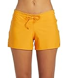 Sporti Damen-Badeshorts mit hoher Taille, aktive Schwimmhose, integrierter...