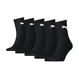 PUMA Unisex Puma Unisex Short Crew (5 Pack) Socks, Schwarz, 43-46 EU