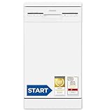 Exquisit START Geschirrspüler 45 cm, Unterbaufähig, 9 Maßgedecke, 9...