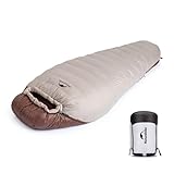 Naturehike 650FP ultraleichter Mumien-Daunenschlafsack Warmer...