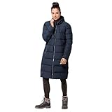 Jack Wolfskin Damen 1204131 1910 Winddichter Daunenmantel, Midnight Blue, L...