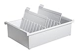 HAN 955-0-11 Karteitrog max. Anzahl der Karten: DIN A5 quer, Lichtgrau,...