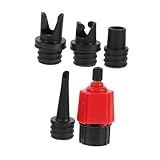 STOBAZA 5 Stück Teiliges Ventiladapter Luftpumpe Schlauchboote Langlebige...