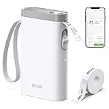 Nelko Etikettendrucker, Bluetooth P21 Selbstklebendes Etikettiergerät...