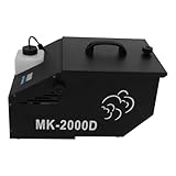 JJsdwin Nebelmaschine, LED Rauchmaschine mit Kabellose Fernbedienung, DMX...