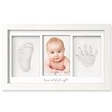Baby Handabdruck und Fußabdruck Set – Gipsabdruck Baby Hand und Fuß...