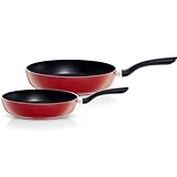 Fissler Cenit Red/Pfannenset 2-teilig (Ø 24 cm+ Ø 28 cm) beschichtete...
