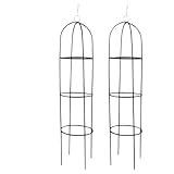 3 PAGEN® Rankhilfe Garten Obelisk 2er-Set – Rankgitter vielseitig...