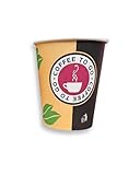 PACKEO 200/500/1000 Stk. Kaffeebecher, Coffee to go, Pappe beschichtet,...
