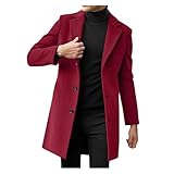SIYAN Herren Mantel Wintermantel Slim Fit Business Winterjacke Warmer...