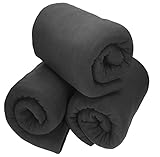 Betz 3 Stück Fleecedecke Kuscheldecke Wohndecke in Größe 130x170 cm...