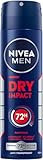 NIVEA MEN Dry Impact Deo Spray, Antitranspirant für 72h zuverlässigen...