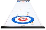 Engelhart - 2 in 1 Curling and Shuffleboard Table-Top Game - 180cm, Compact...