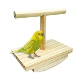 Sittich Sitzstangen, Käfigzubehör Für Papageien, Stehhilfe Aus Holz Mit...