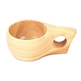 Kitchnexus Tragbar Holz Tasse Trinkbecher Camping Reise Becher Holzkrug...