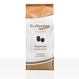 Coffeefair Espresso-Bohnen - 1kg in Barista Qualität | ganze Kaffee-Bohne