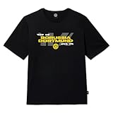 Borussia Dortmund BVB Matchday I T-Shirt - Offizielles Fan-Shirt in Schwarz...