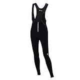 Airtracks Herren Winter Thermo Fahrradhose Lang mit Trägern Comfort Line...