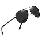 DUCO Coole Fliegerbrille Sonnenbrille Klassische Unisex Pilotenbrille UV400...