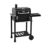 TAINO HERO Smoker klein BBQ Grillwagen Holzkohle-Grill Grillkamin...