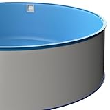 Runder Stahlwandpool Ø 3,50 x 1,20 m, Stahlwand 0,6 mm, inkl....