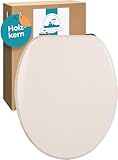 Calmwaters® WC Sitz Pergamon mit Holzkern Modern Wellness,...