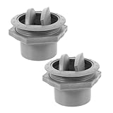 GARVALON 2 Stück Runde Verstellbare Lüftungsabdeckungen 60mm aus Robustem...