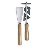 Steinel 10317 Farbschaber Set 5-teilig, 3 Universalklingen, Farbspachtel...