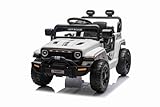 Kinder elektroauto Offroad New mit Hinterradantrieb, weiß,...