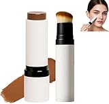 Cremestift V Weißer Foundation-Stick, 2-in-1 Feuchtigkeitsbalsam mit hoher...