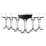 Rink Drink Espresso Martini -Brille - 235ml - Klar - Pack Von 6