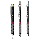 rOtring Tikky Druckbleistift Set | 0,35mm, 0.5mm und 0,7mm | Schwarz |...